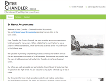 Tablet Screenshot of peterchandler.co.uk